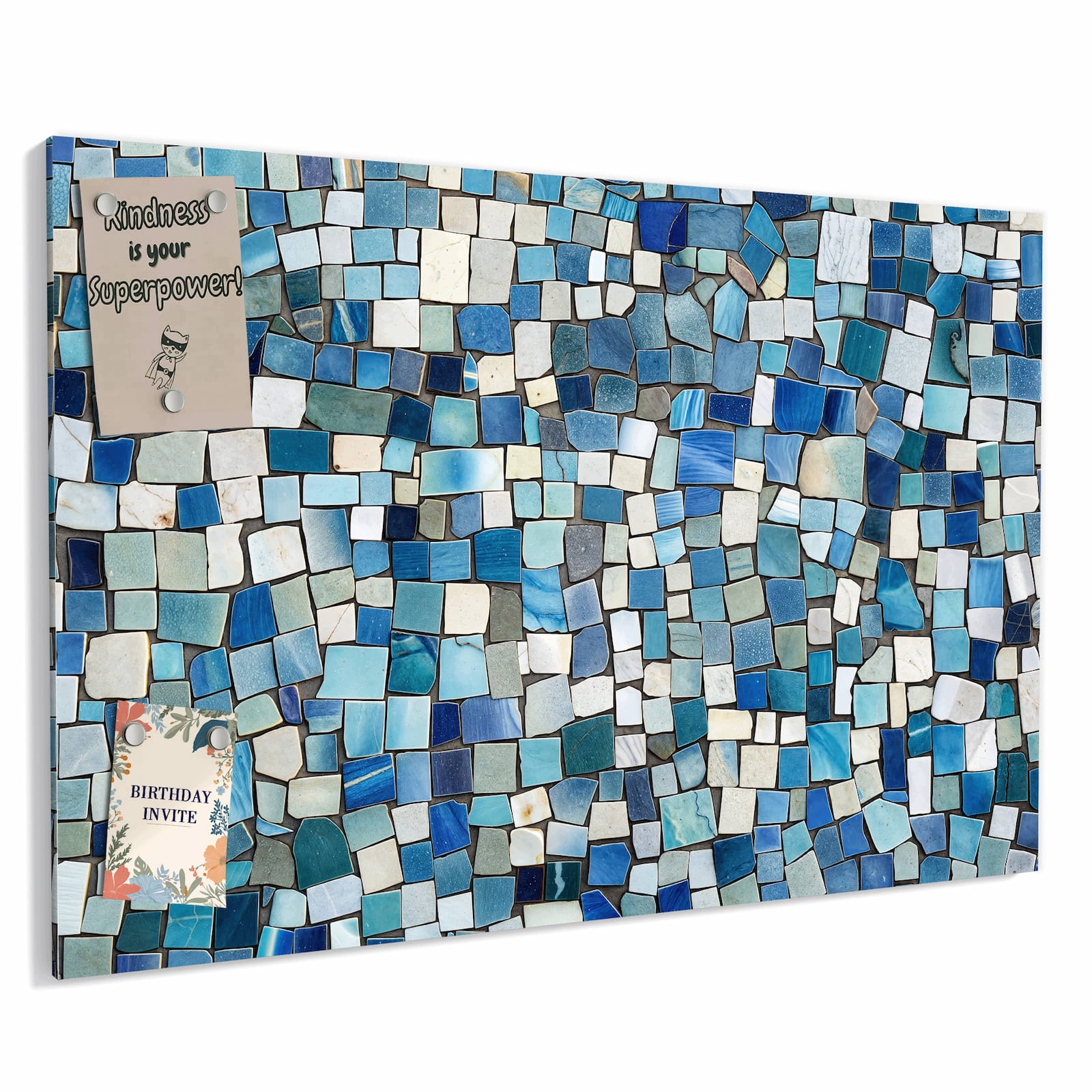 Magnetická tabule Barevné Vzor kafelkuw 60 × 40 cm