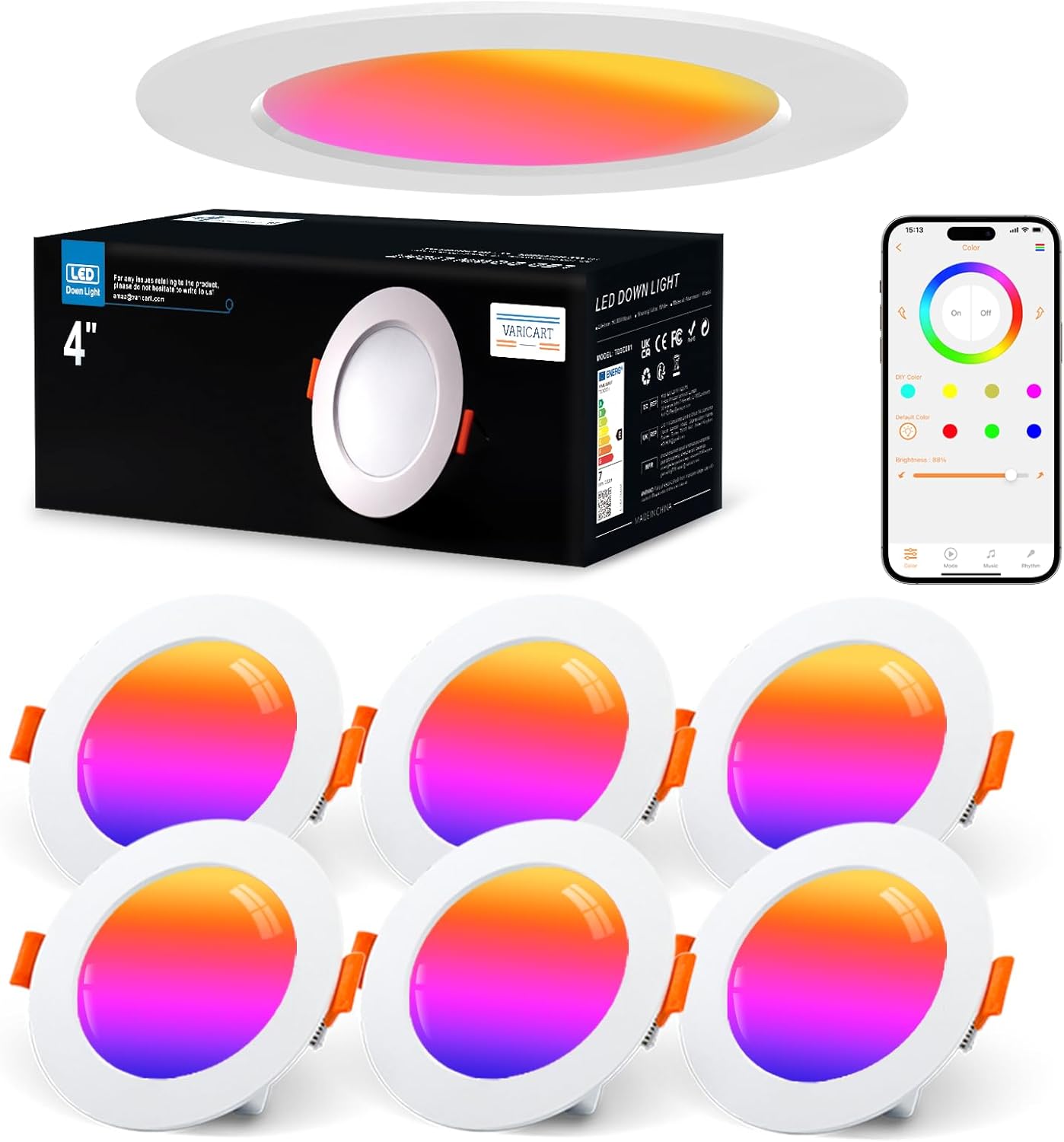 Zapustené Led reflektory 230 V Rgb Alexa