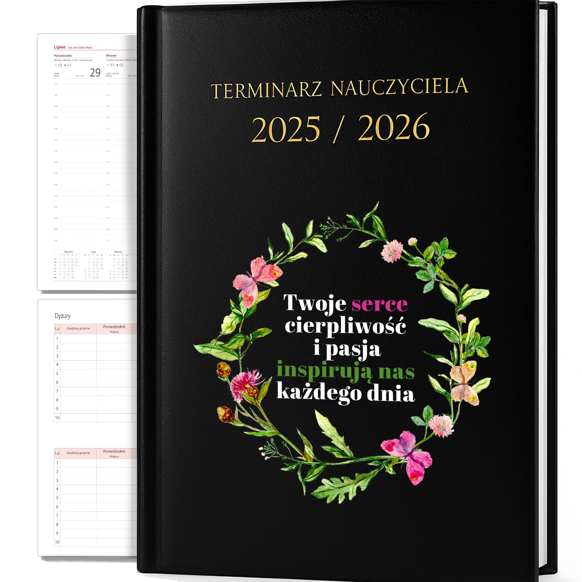 Kalendarz książkowy 2026 A5 FunnyCase czarny • Opinie - Allegro