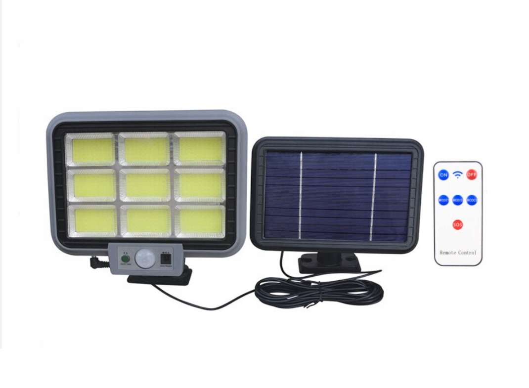 

Mocna Lampa Solarna 252 Led z czujnikiem zmierzchu