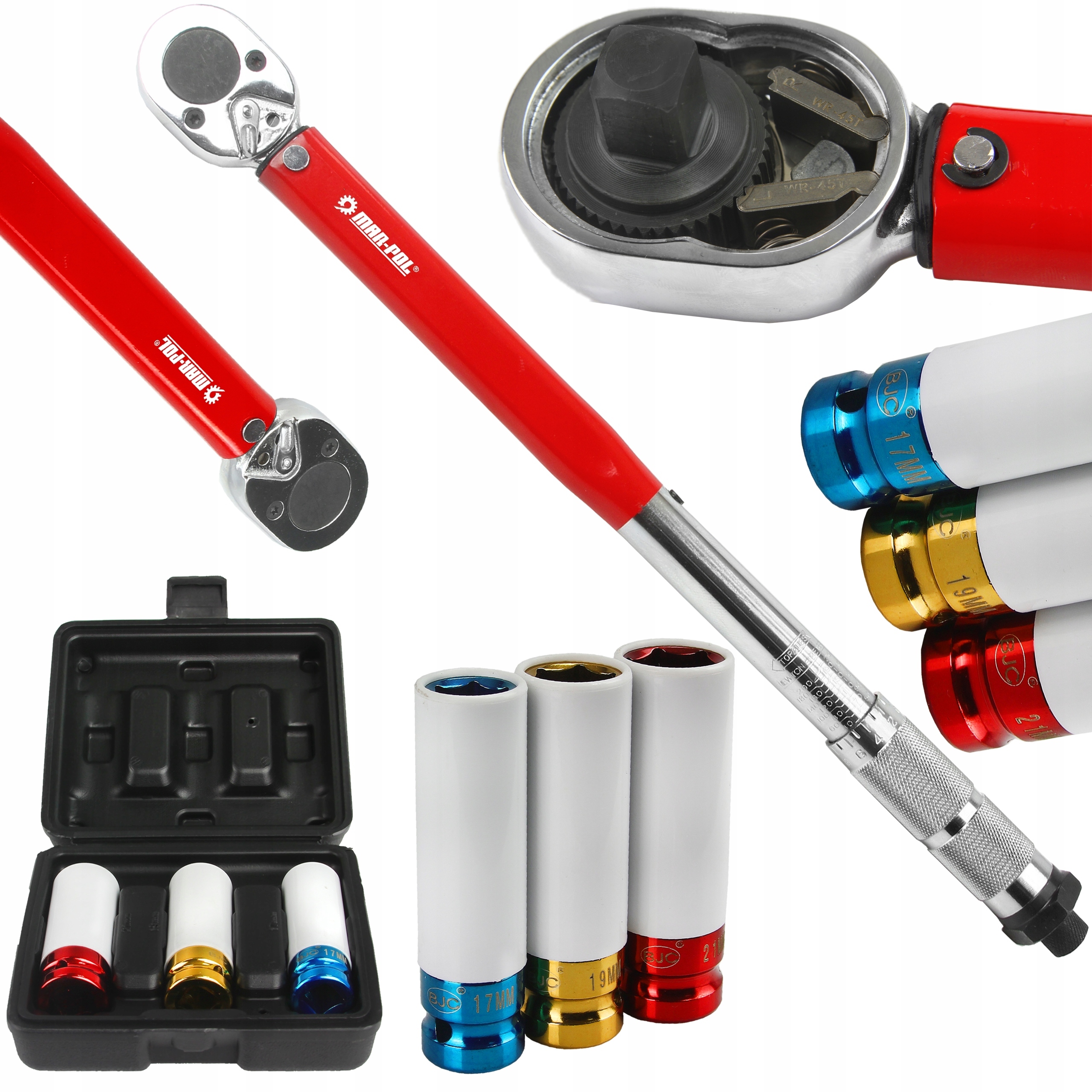 

Klucz Dynamometryczny 1/2 210Nm Nasadki Do Kół