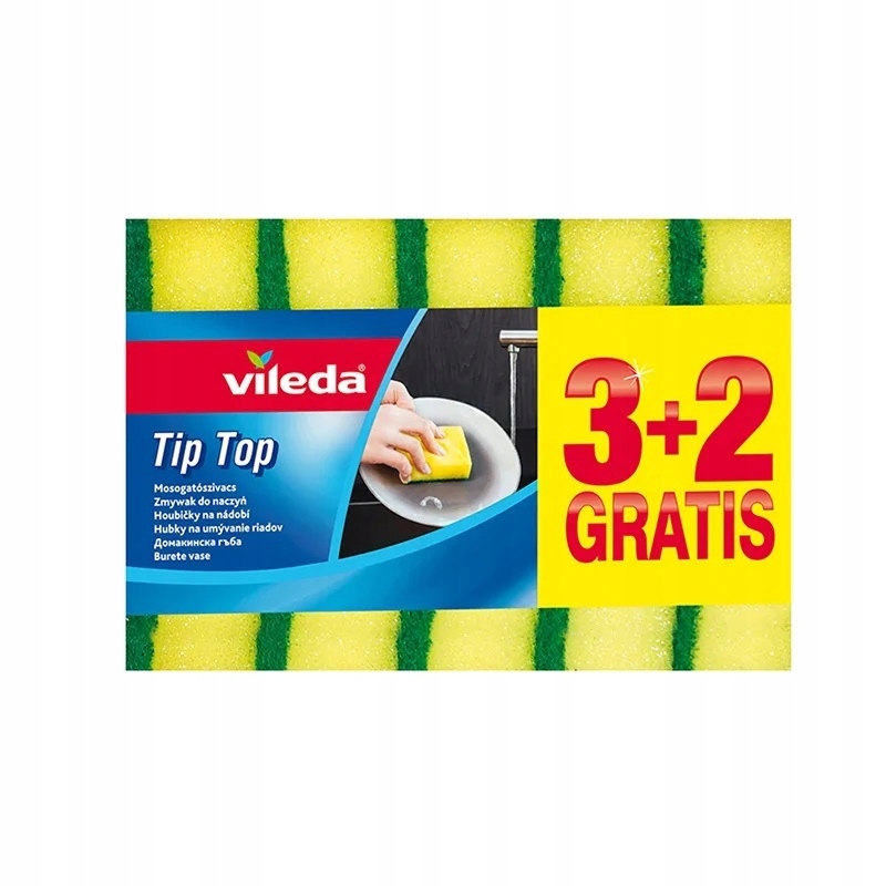 

Zmywak kuchenny Vileda Tip-Top 5 szt. gąbki myjka