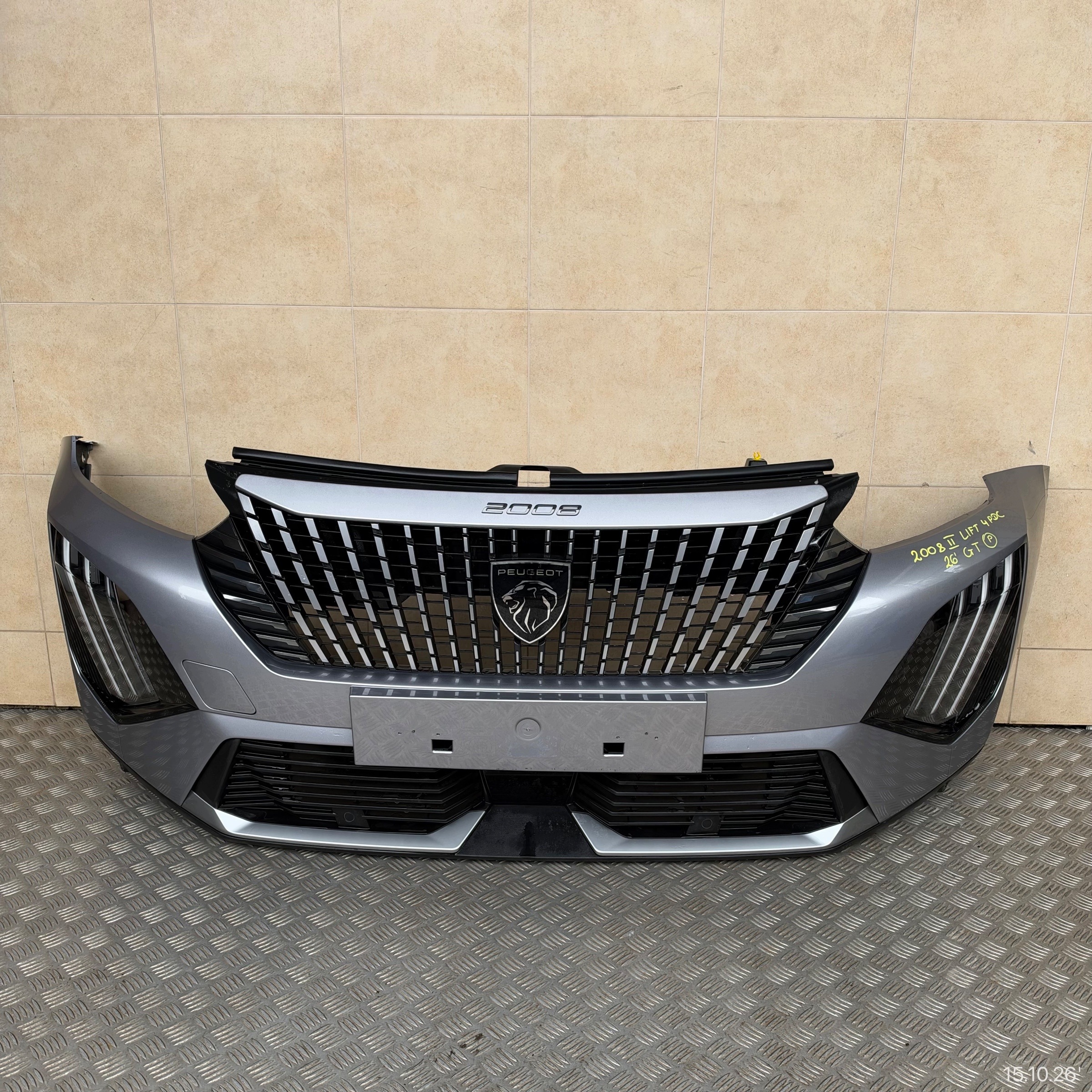 front bumper complete PEUGEOT 2008 II LIFT 2026 year GT 4 PDC
