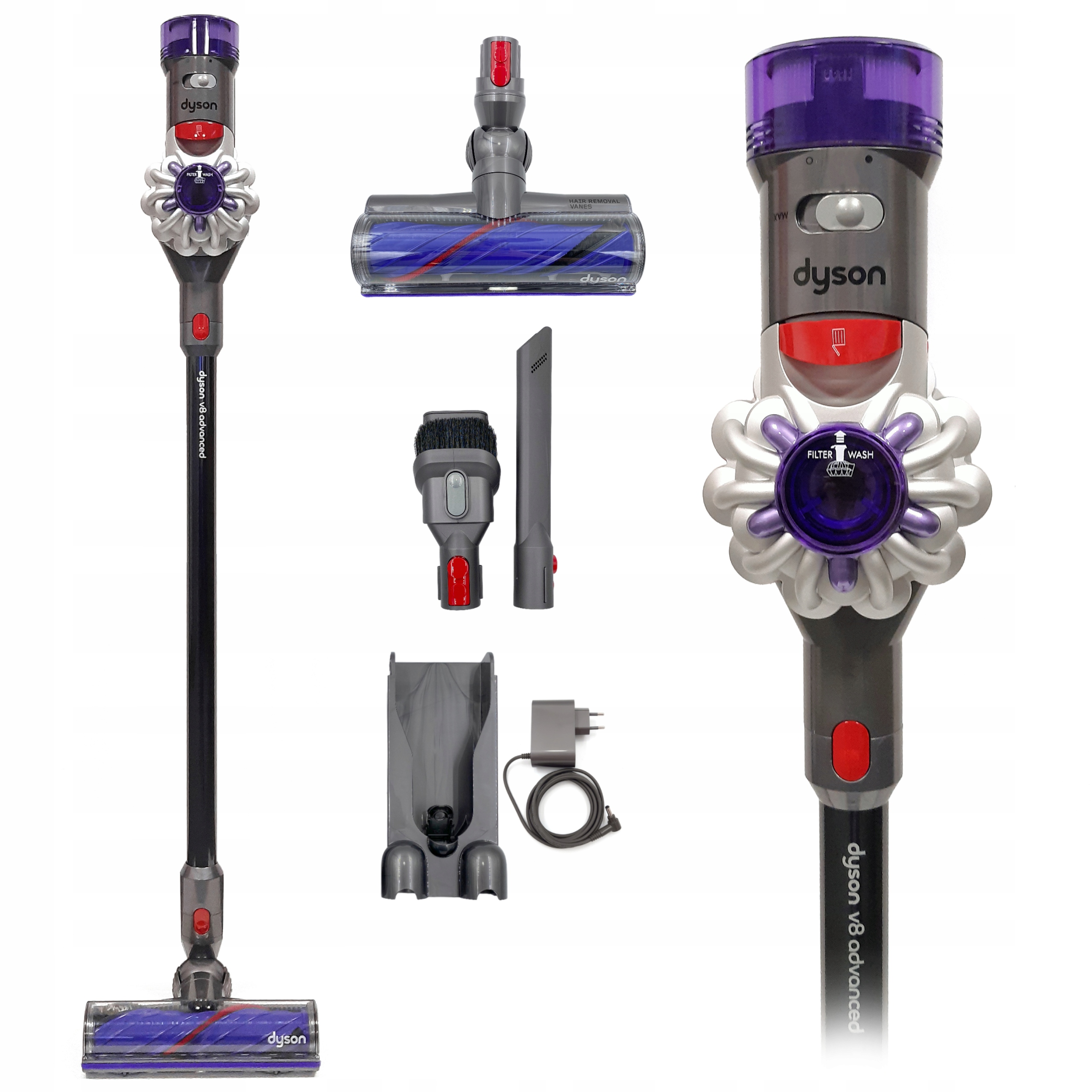 Vertikálny vysávač Dyson V8 Advanced Fiolet
