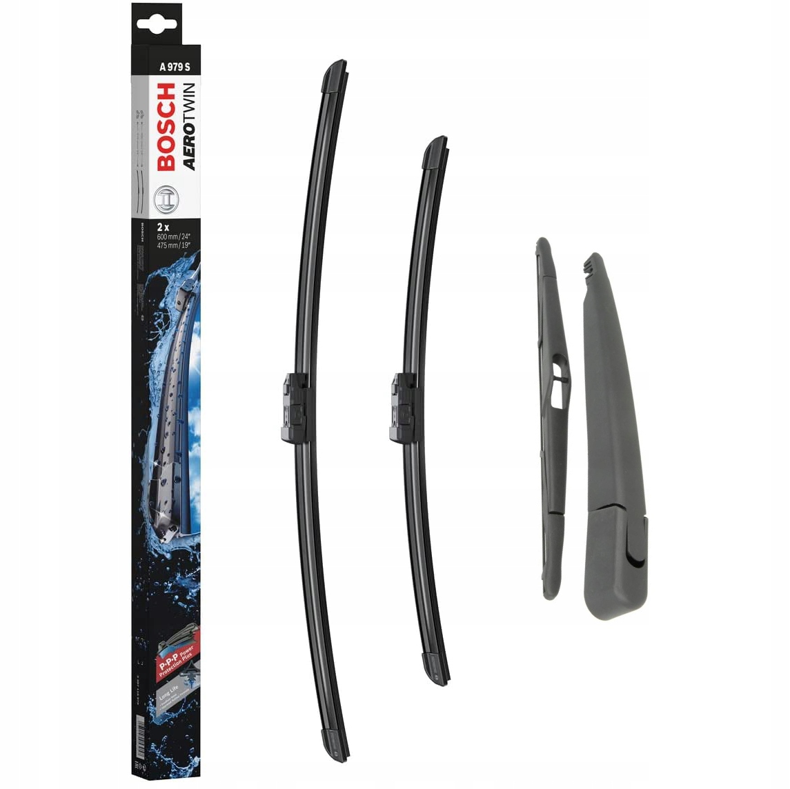 RAMIĘ WYCIERACZKI TYŁ PIÓRA PRZÓD VW PASSAT B6 B7