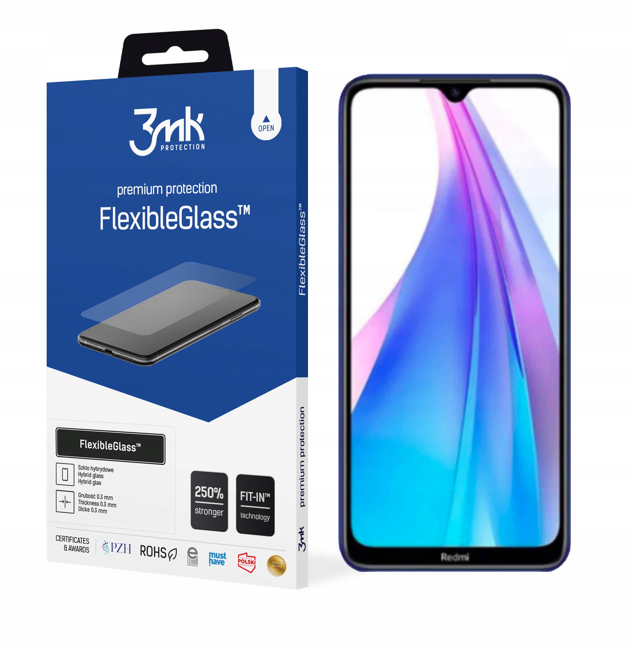 

3MK Szkło FlexibleGlass do Xiaomi Redmi Note 8T