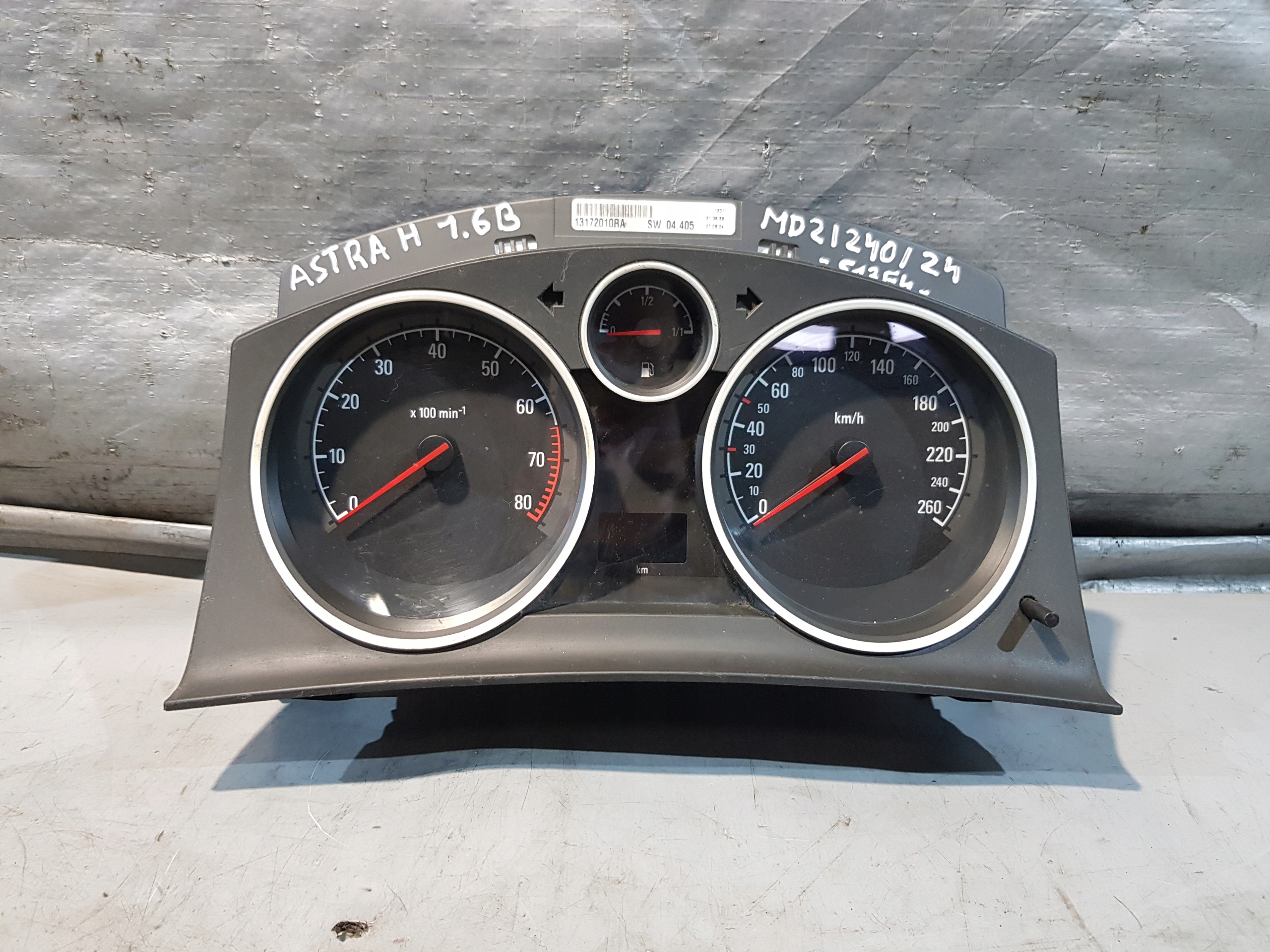 OPEL ASTRA III H 1.6B 16V dials EUROPA