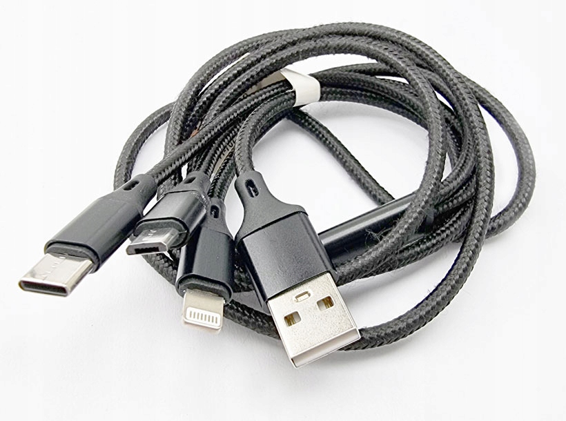 

kabel uniwersalny Usb A typ C, micro usb, Iphone