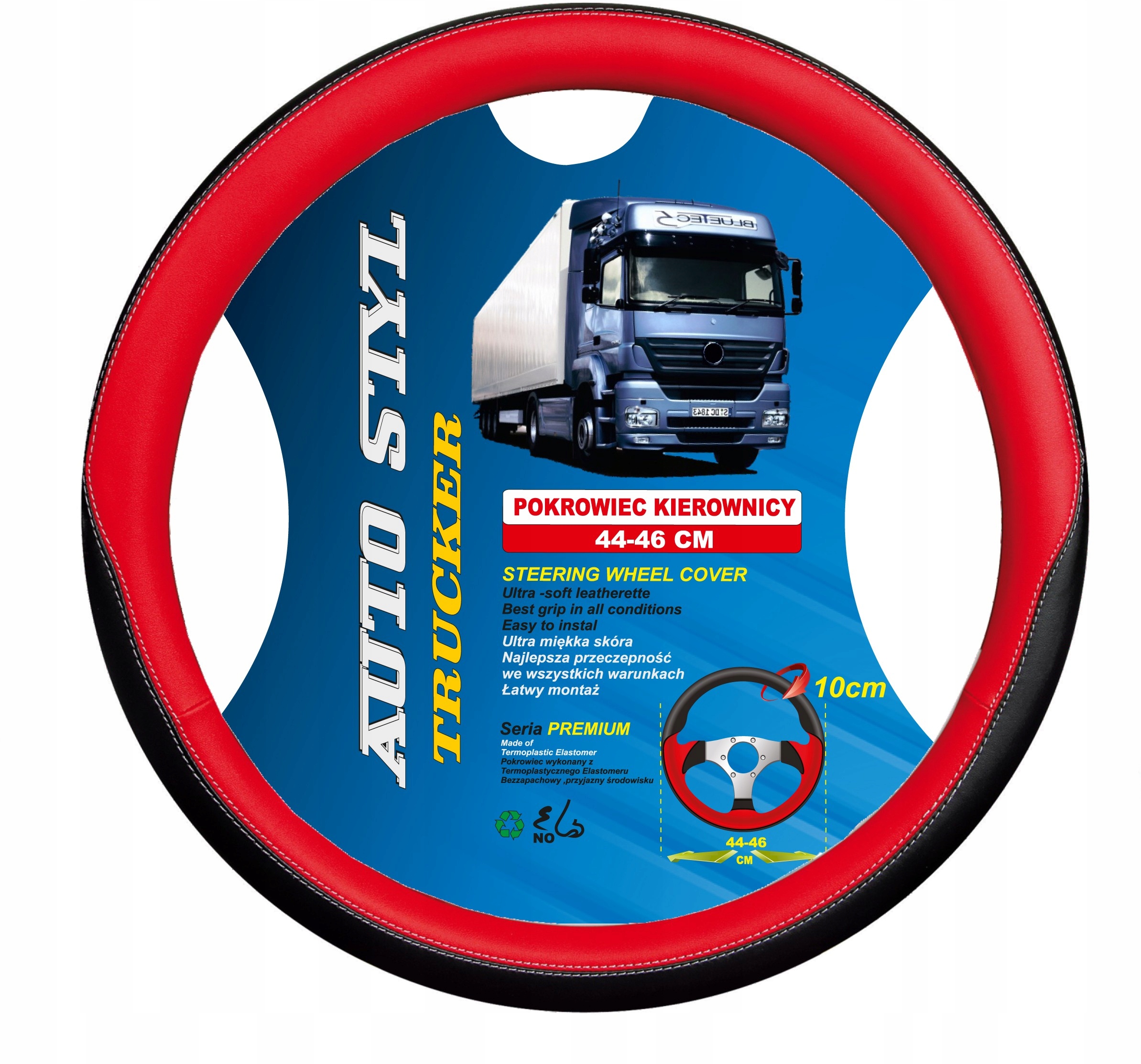 Pokrowiec kierownicy Club Czerwony Tir -- Trucker