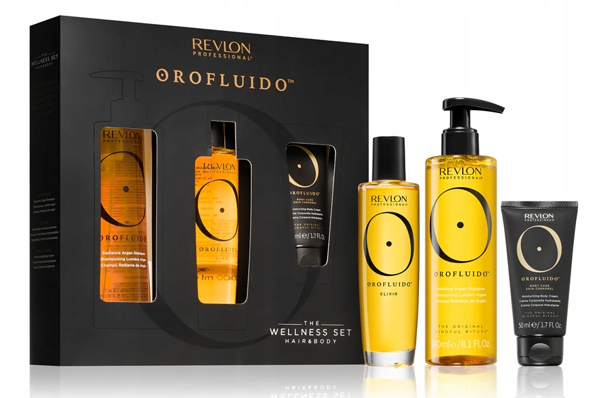 Orofluido Wellness Szampon Olejek Krem do ciała