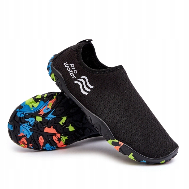 Buty Do Wody Męskie Sporty Wodne Prowater PRO-24-48-062M Czarne 44