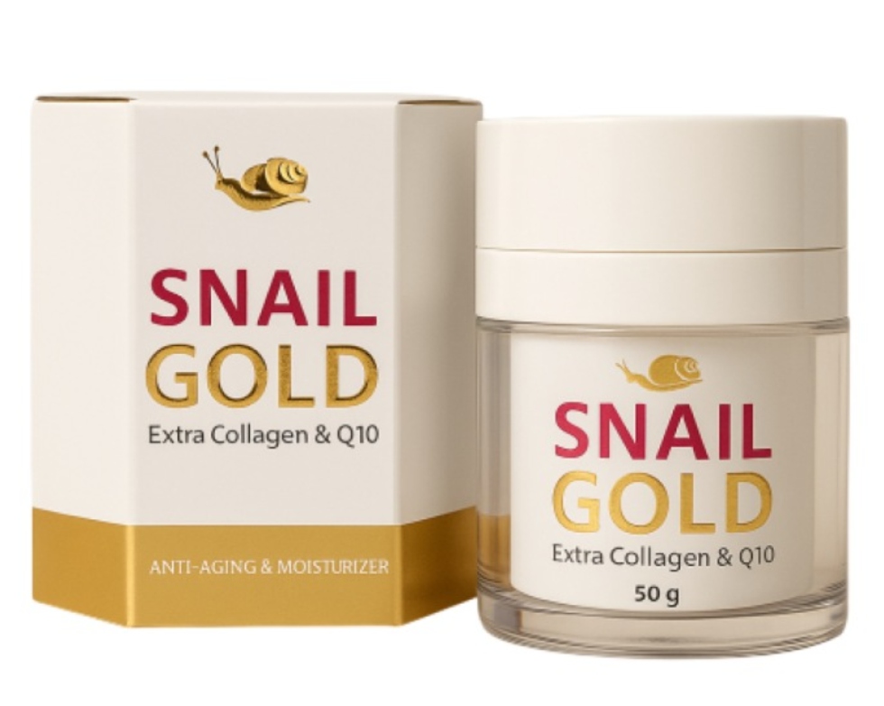 Snail Gold Extra Collagen Q10 Nawilżający krem do twarzy ze śluzem ślimaka