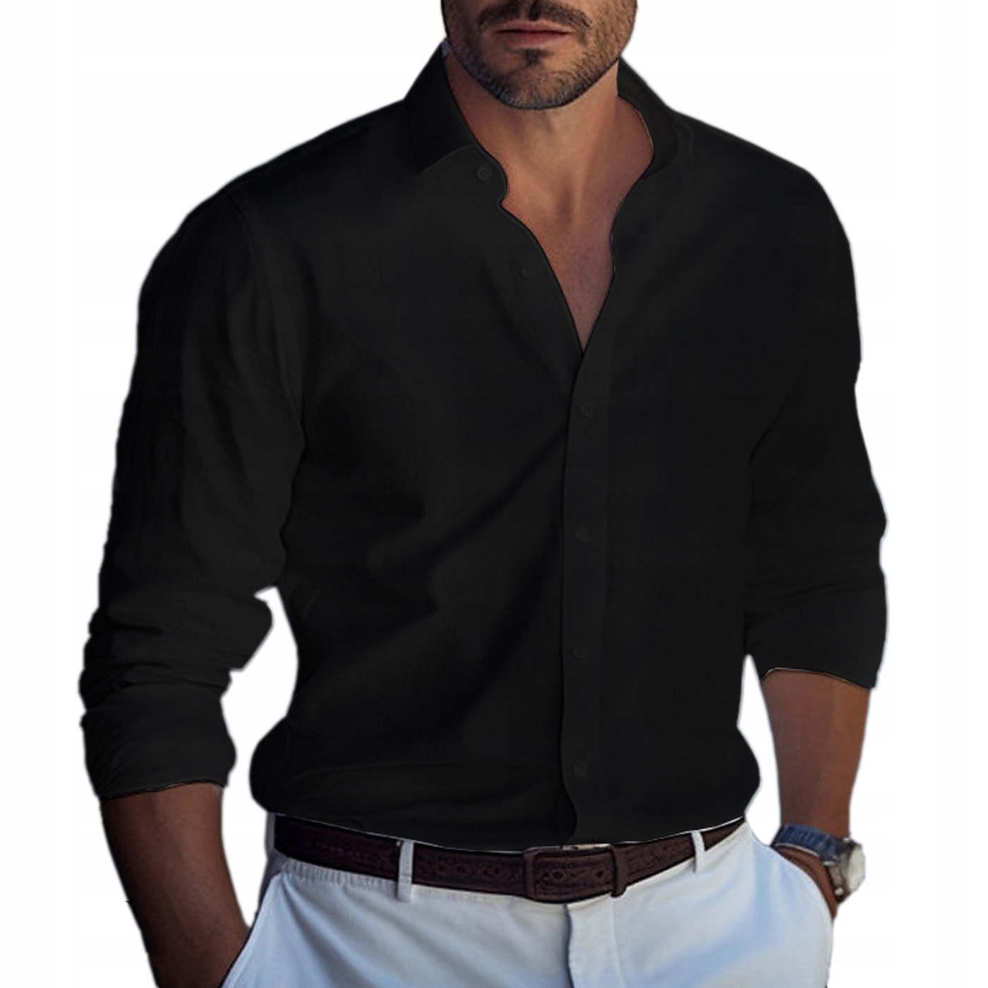 Pánská košile Casual Regular Plus Size Svatba Svatební Hostina Svaté Přijímání