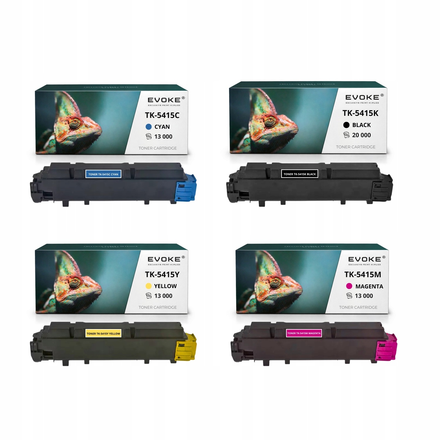 Evoke náhradní toner pro Kyocera TK-5415, sada barev TASKalfa MA4500ci