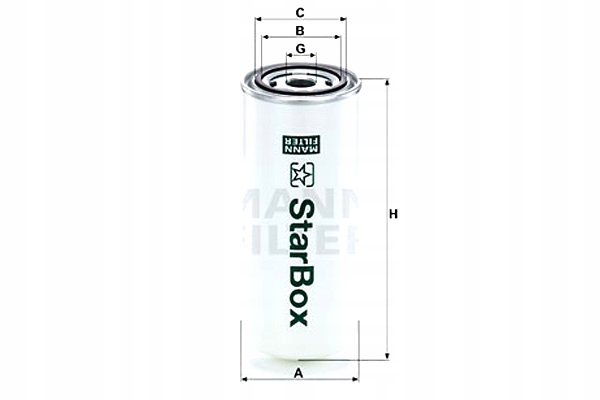 Mann-filter Olejový Filter Agro