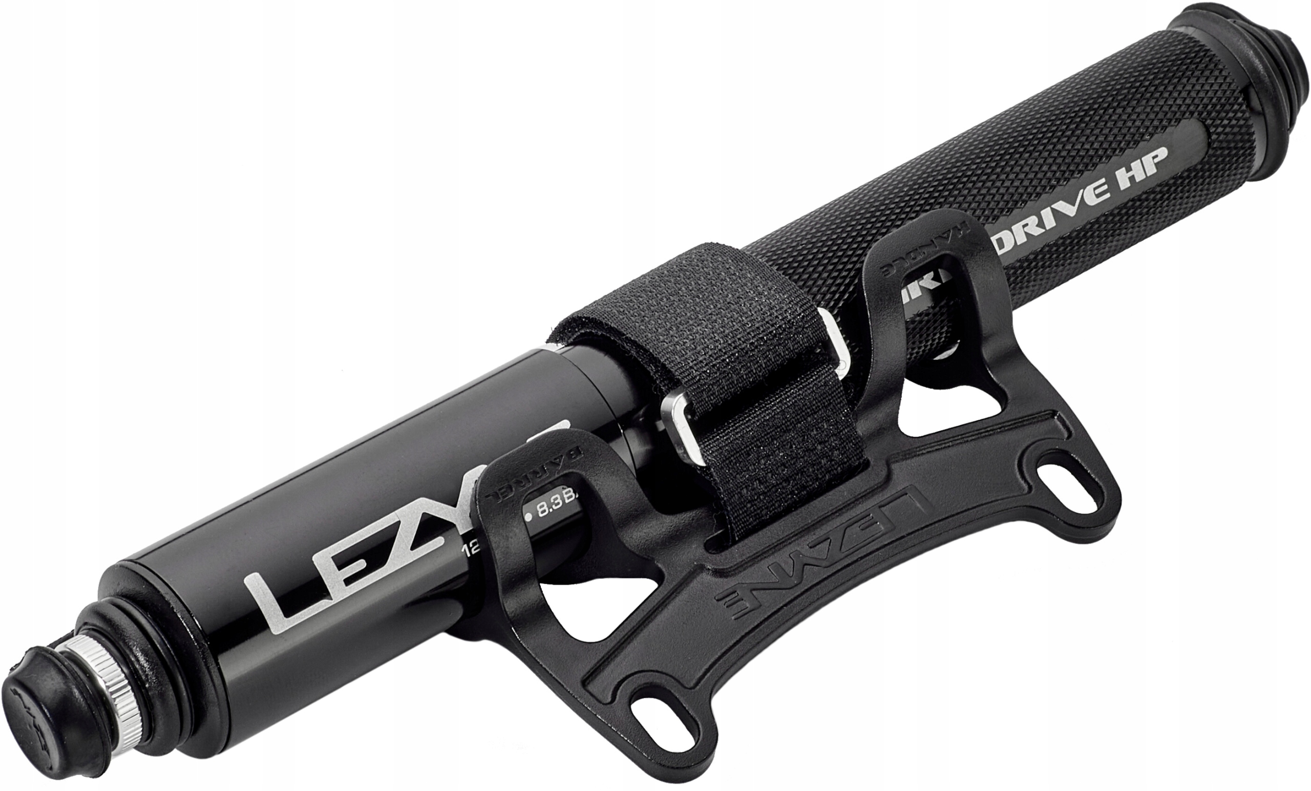 Pumpička Lezyne Grip Drive Hp S Abs Flex 120psi černá