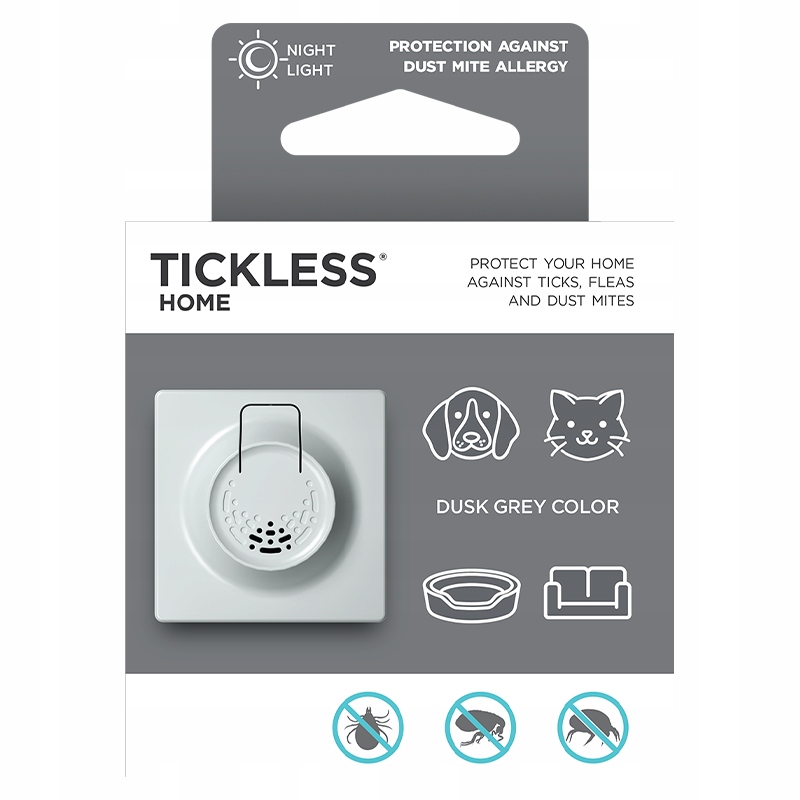 Tickless Home Grey ochrona przed kleszczami i pchłami