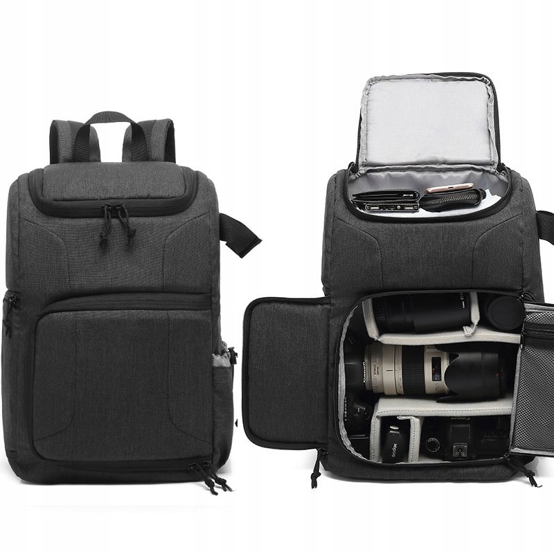 Plecak fotograficzny na aparat laptopa 13 statyw