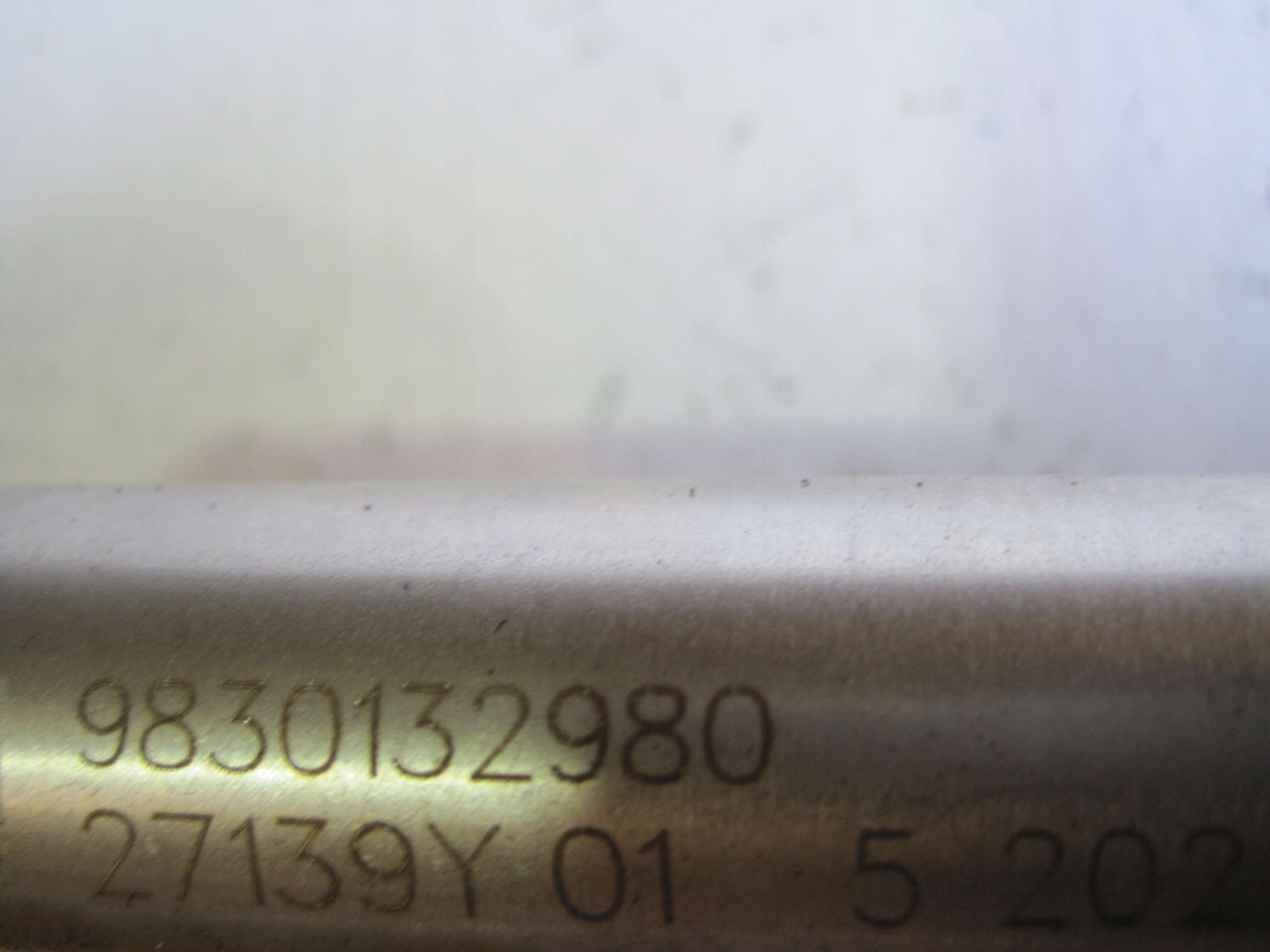 Rampe injection PEUGEOT CITROEN 9830132980