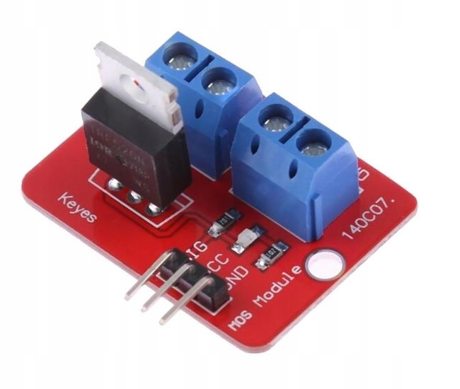 

259 Moduł mocy Pwm N-Mosfet IRF520 Arduino 5A 24V