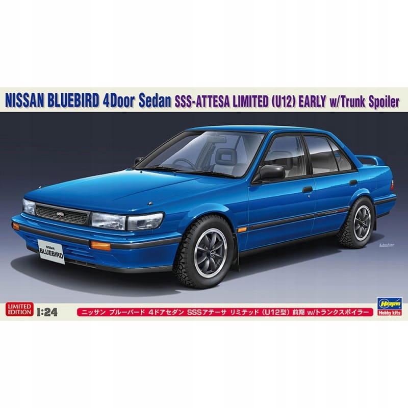 Hasegawa 20562 Nissan Bluebird 4dveřová autováha 1/24 Hobby plastová sada Novinka