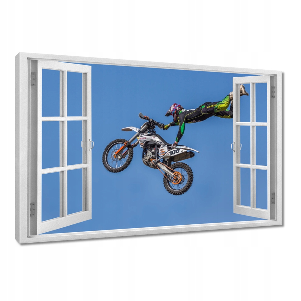 

Obrazy 120x80 Skok motocrossowy
