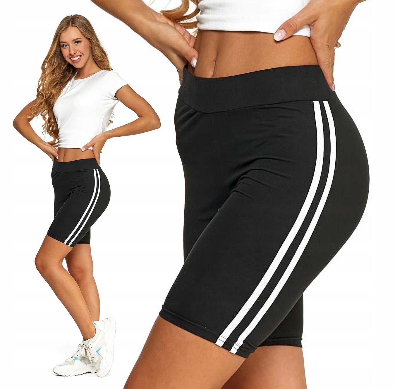 

Moraj Fit Legginsy Damskie Sportowe Spodenki L/XL