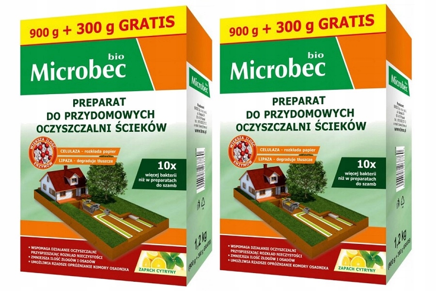 

2x Nowy Bio Microbec 10x Mocniejszy Bakterie 1,2kg