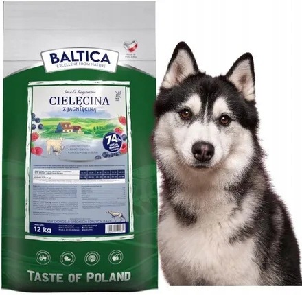 Baltica Adult Cielęcina z jagnięciną dla ras średnich i dużych karma 12kg