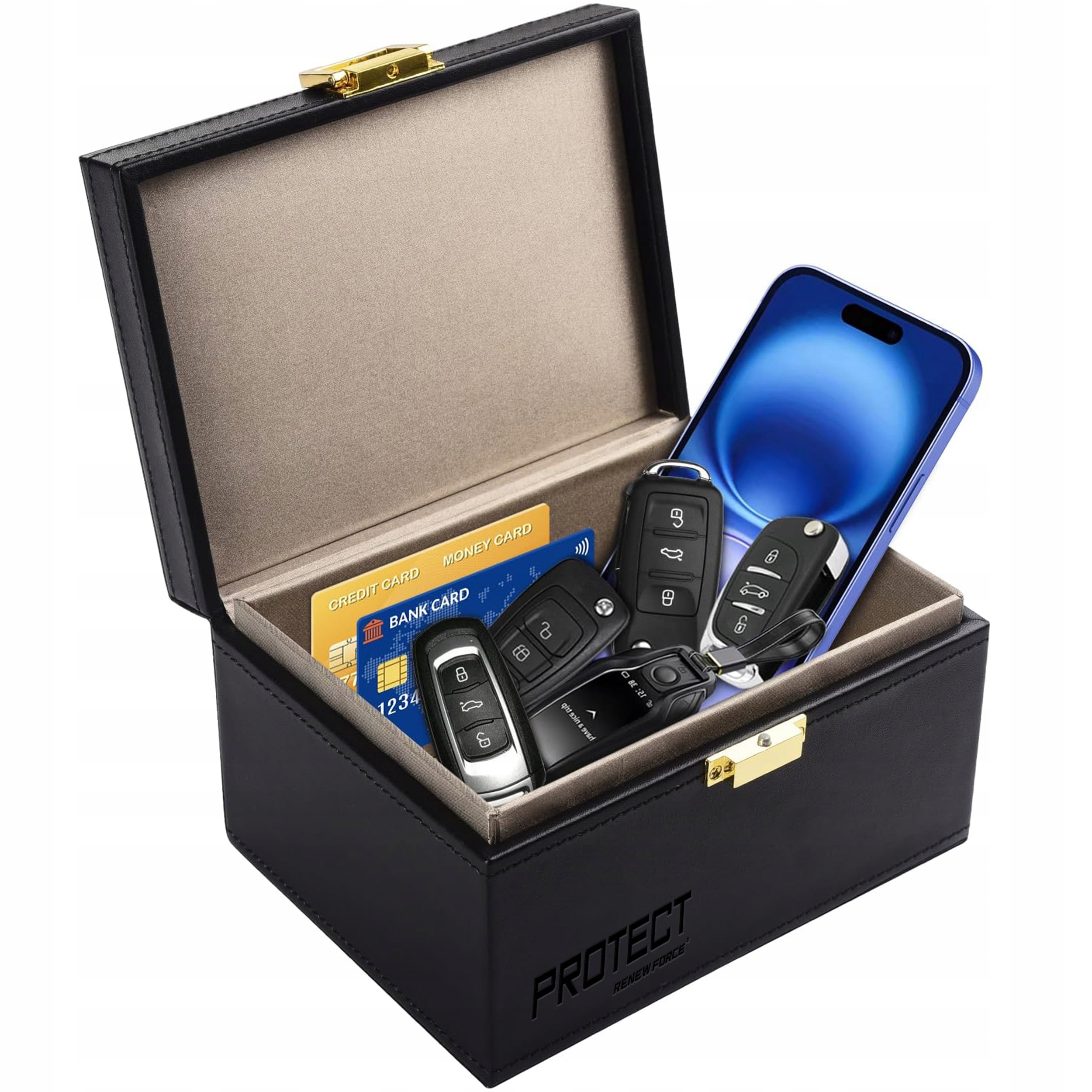 Krabička na klíče, uzamykací klíče, bezproblémová, Smart Key Rfid ochrana proti krádeži