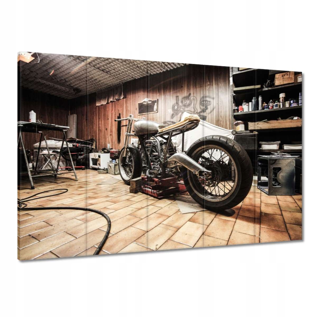 Obrazy 100x70 Renovace motocyklu