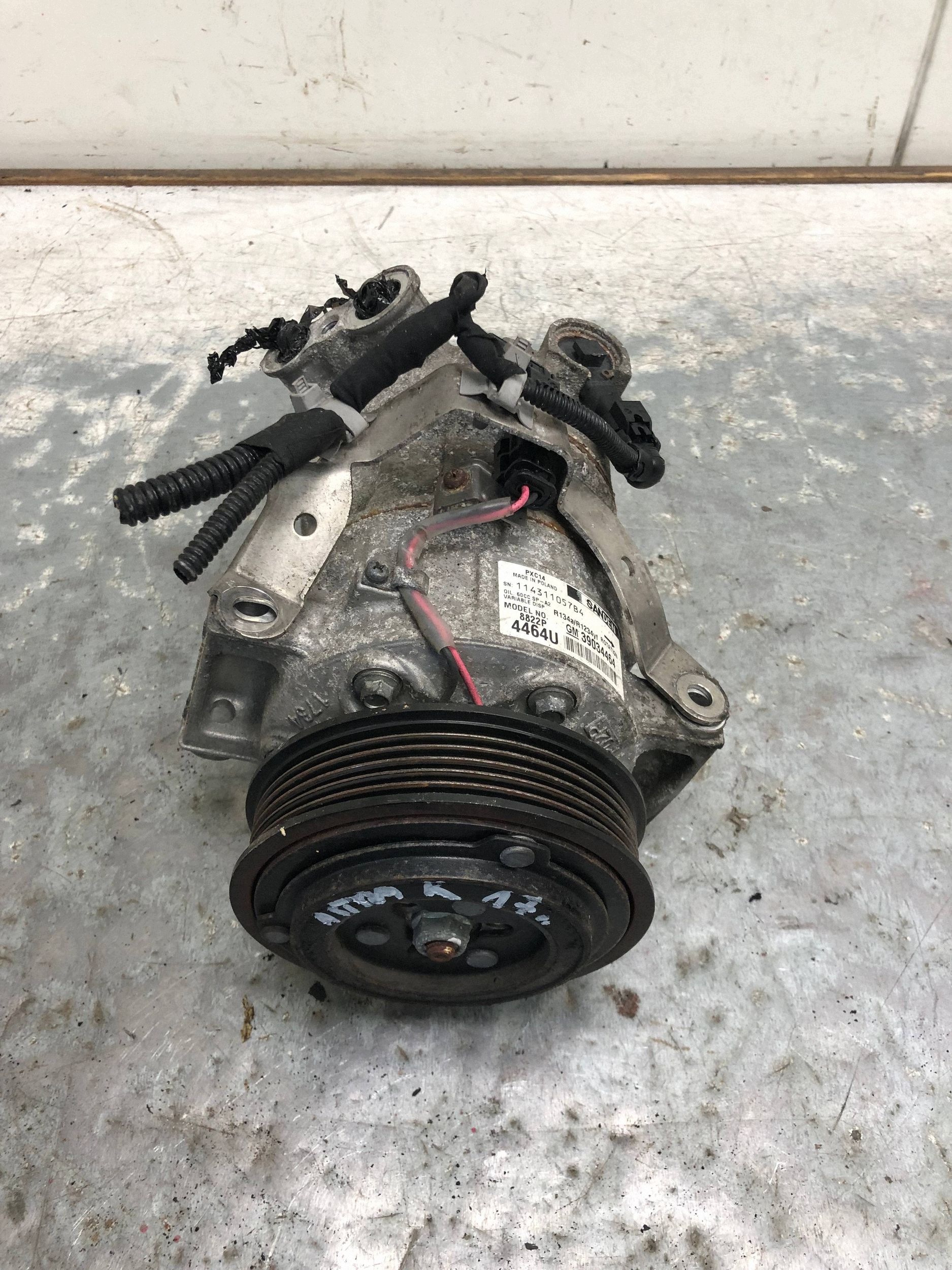 klimakompressor kompressor klimaanlage OPEL ASTRA K 39034464