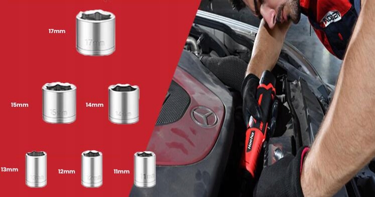 12V 65NM 3/8''GRZECHOTKA UDAROWA BEZSZCZOTKOWA +2 AKUMULATOR + NASADKI Waga produktu z opakowaniem jednostkowym 1.3 kg