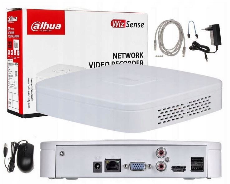 Rejestrator Ip Dahua na 8 kamer NVR2108-4KS3 do 12MPx 1x Sata