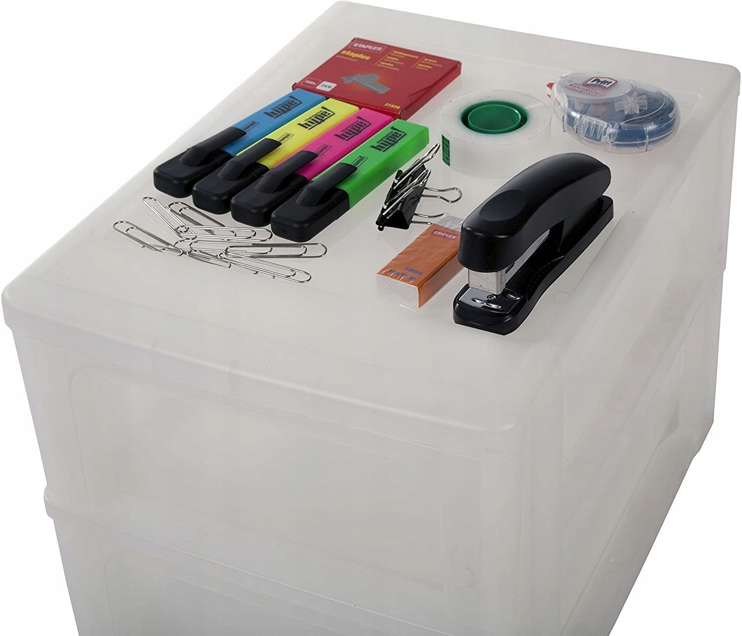 Regał 5 szuflad 35x61x26 cm biały Wysokość mebla 61 cm