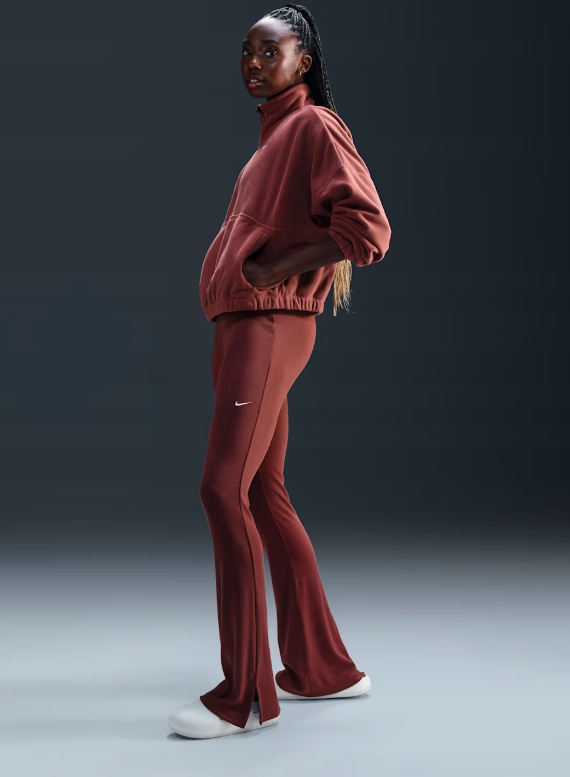 Žebrované legíny Nike Sportswear Chill Knit FQ2113-218 velikost L