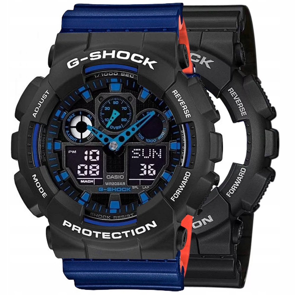 Hodinky Casio G-Shock Set GA-100-1A2ER Luneta 10508136 Řemínek 10527467 20