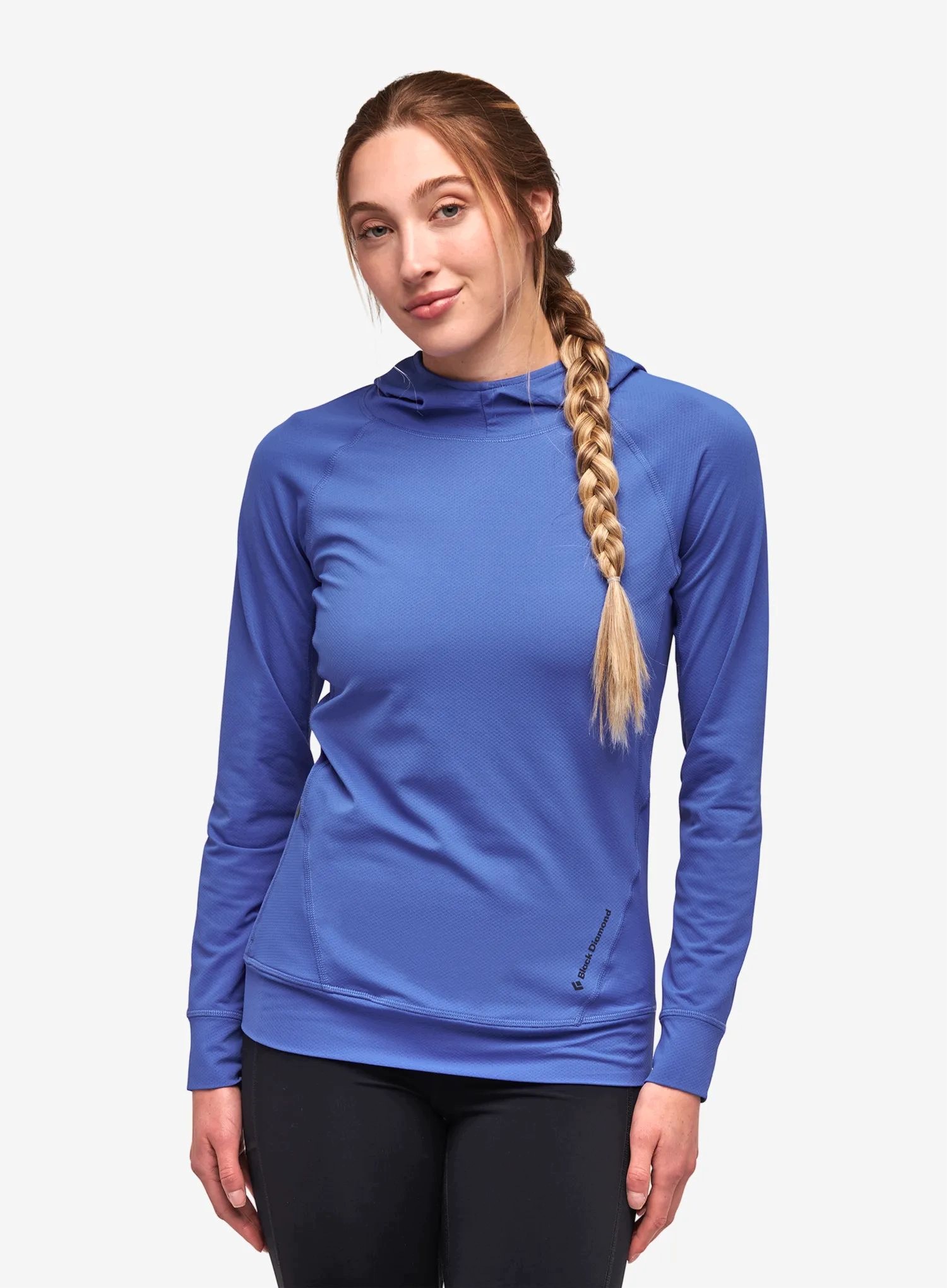Bluza damska Black Diamond Alpenglow Hoody clean blue L
