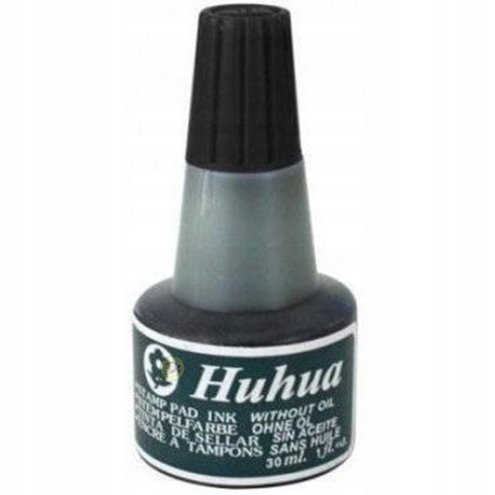 Tusz do stempli czarny HUHUA 30 ml
