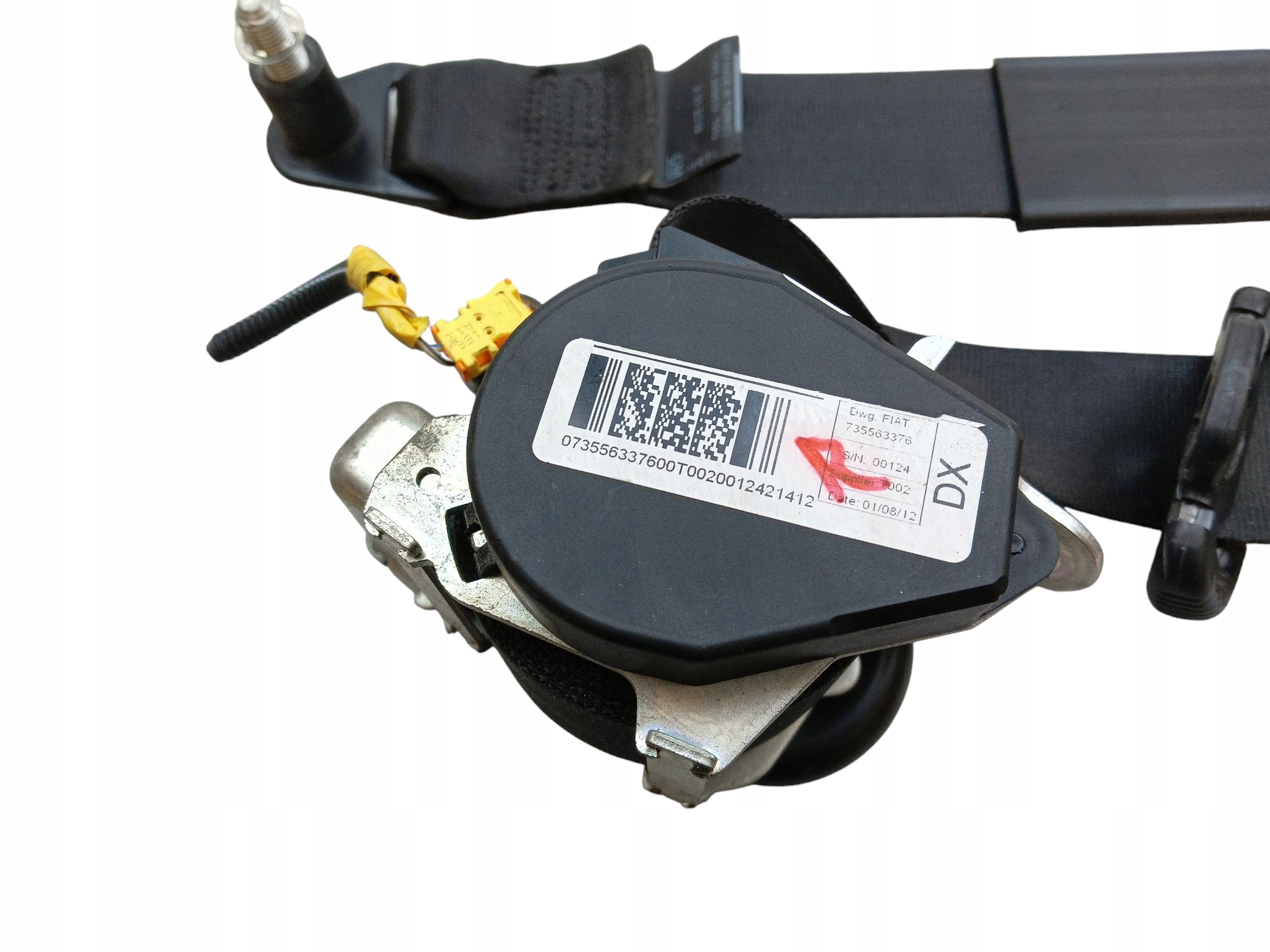 tension belt safety right front OPEL COMBO D DOBLO II EUROPA