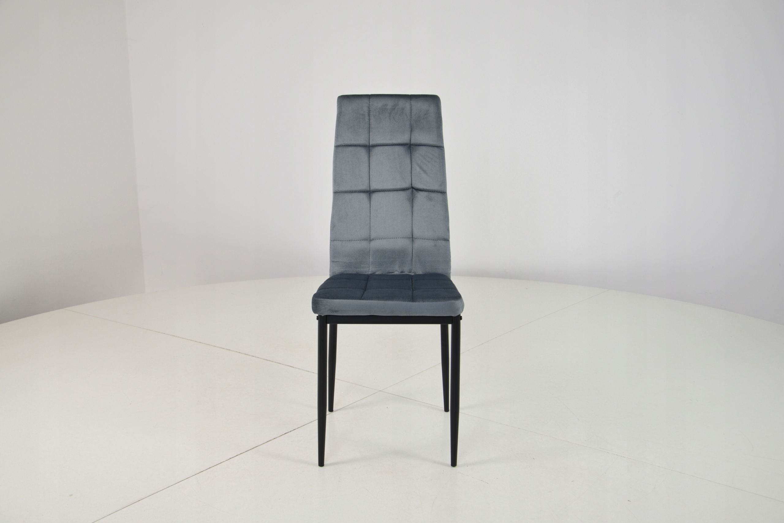 Stół 80x160/200 i 8 krzeseł tapicerowanych WELUR Wysokość stołu 76 cm