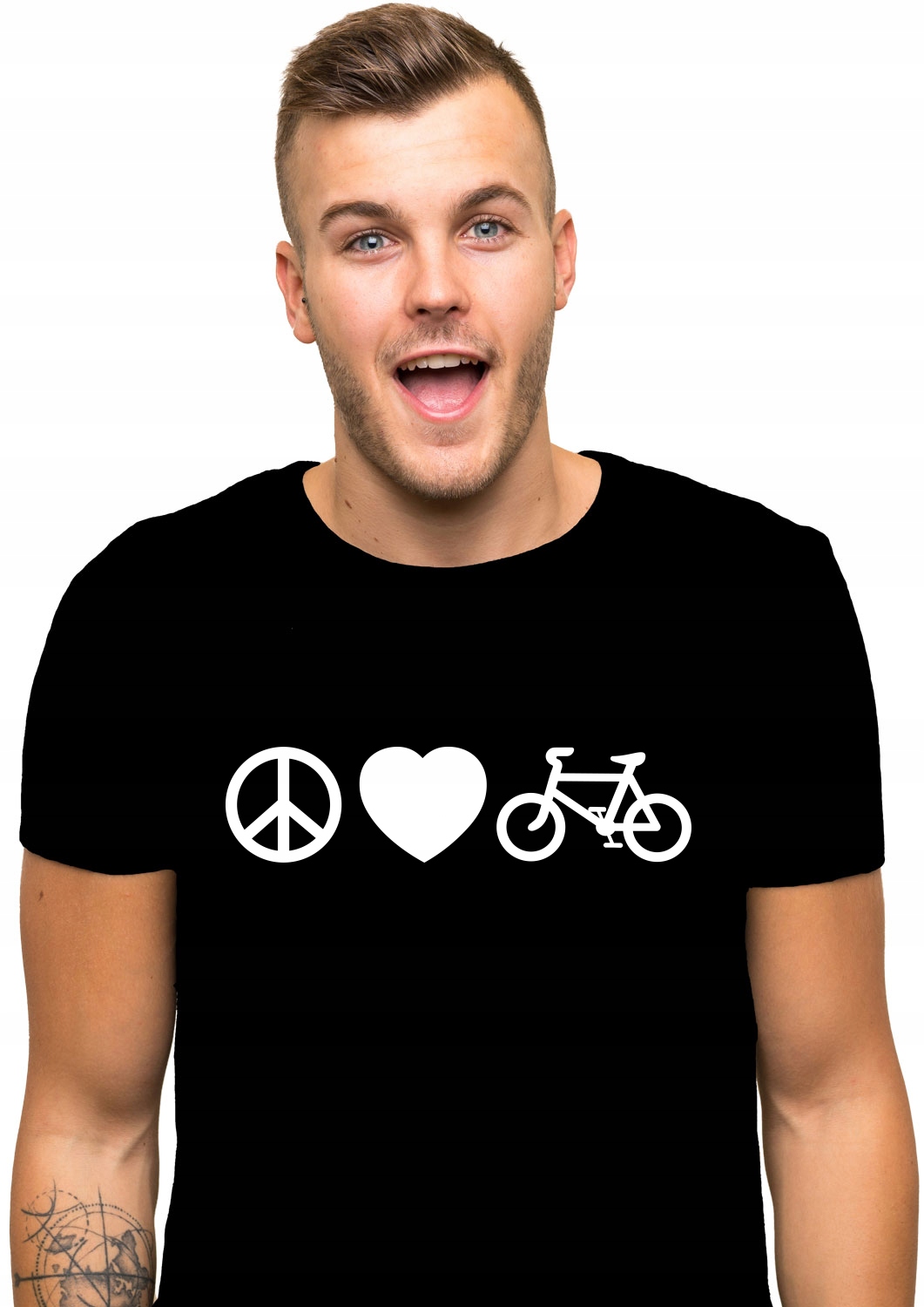 

koszulka Peace Love Bike prezent
