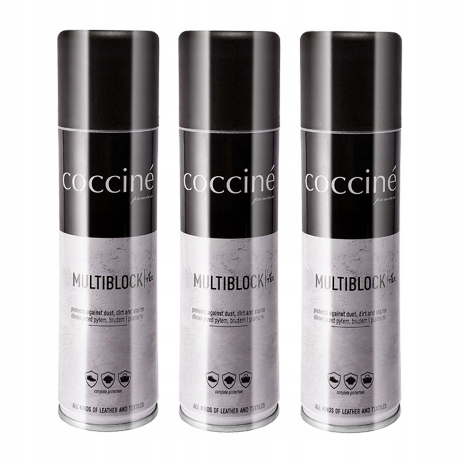 3x COCCINE DEZODORANT IMPREGNACJA OBUWIA ODZIEŻY