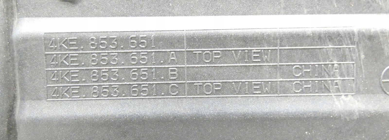 AUDI E-TRON 4KE853651 2018- Grille Avant Pare choc