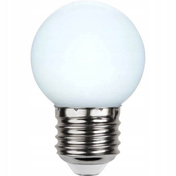 

Żarówka Led G45 E27 1W 6500k zimna plastikowa