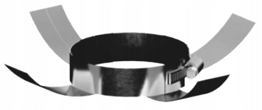 Obejma pionująca stalowa DN60 RICOM