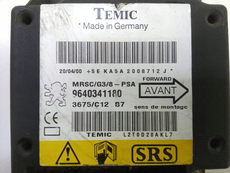 SENSOR airbag 9640341180 Peugeot 607 e (1999-2010)