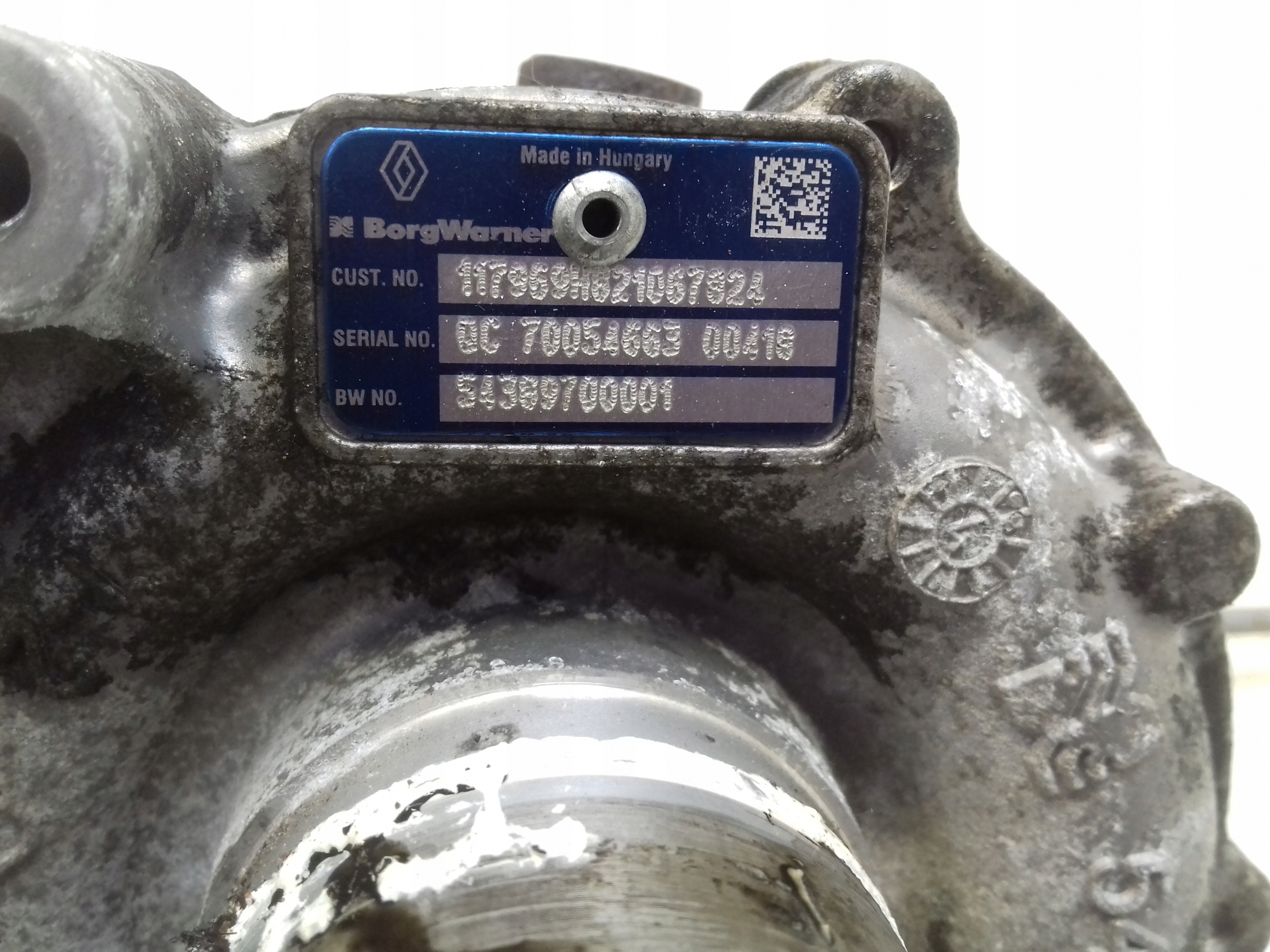 turbo 54389700001 Renault Megane III