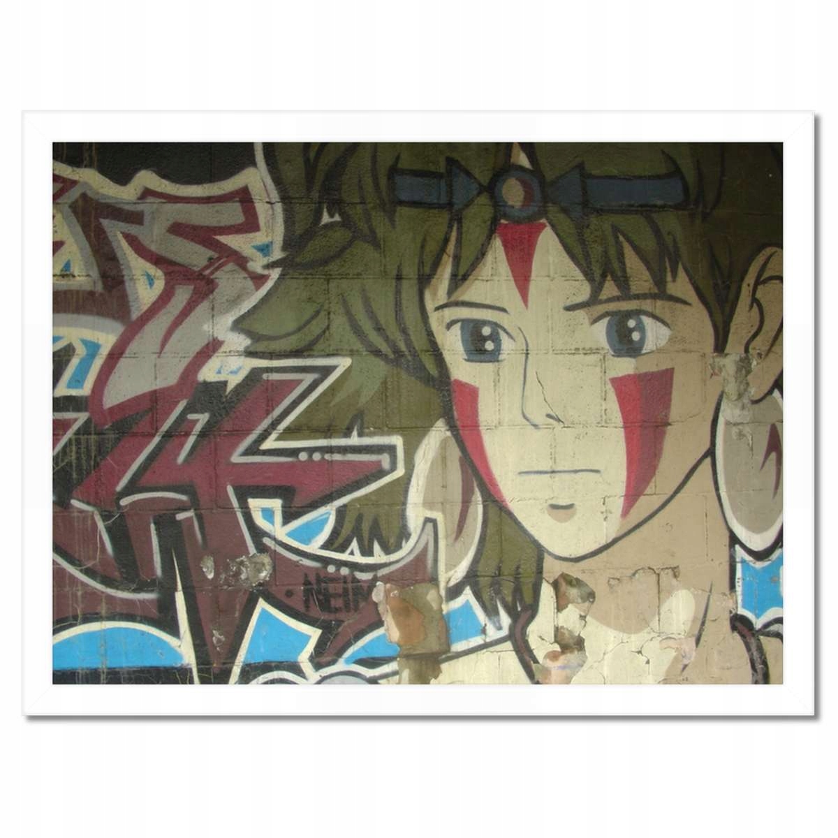 Plakáty v rámu 40x30 Graffiti Mural WallArt