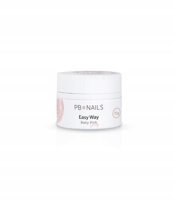 

Pbnails Żel budujący Easy Way Baby Pink Glossy 15g